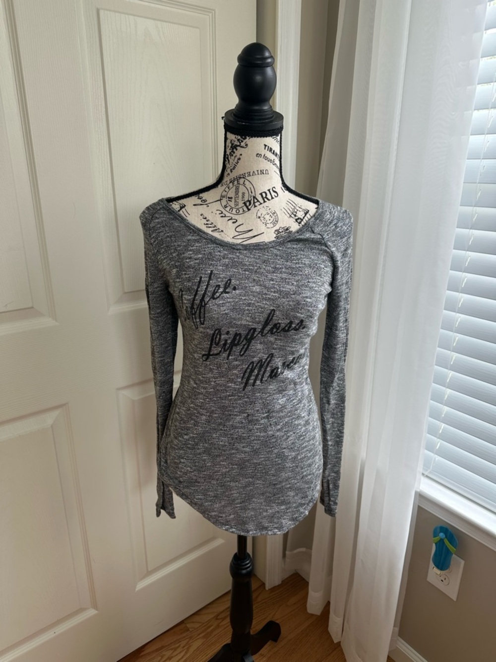 Heather Grey Long Sleeve Shirt